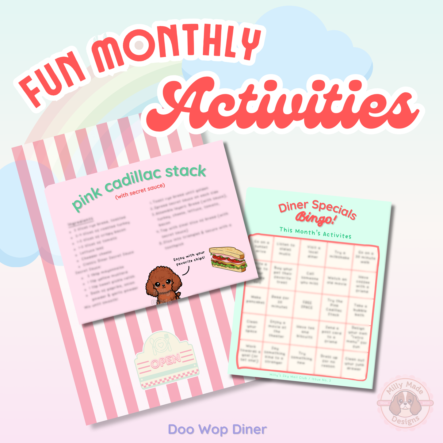 Doo Wop Diner - Milly’s Sky Mail Club | Issue 03 | May 2026