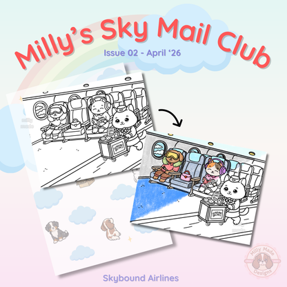 Milly's Sky Mail Club - Monthly Snail Mail