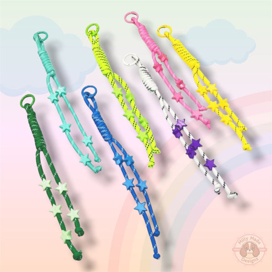 Star Long Cord Lace Knotted Keychain Accessory | Bag Charm | Personalized Style Upgrade