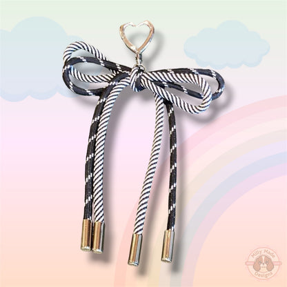 Bow Cord Lace Knotted Keychain Accessory | Bag Charm | Personalized Style Upgrade