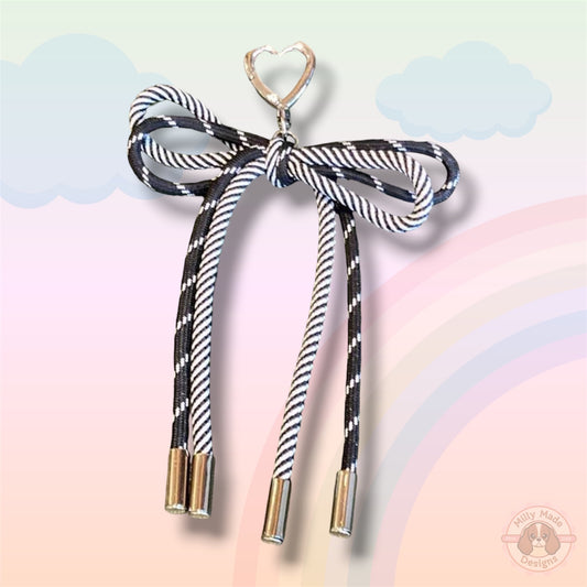 Bow Cord Lace Knotted Keychain Accessory | Bag Charm | Personalized Style Upgrade