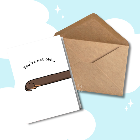 You're Not Old Doxie Birthday Card | Dachshund | Funny Dog Birthday | Greeting Card