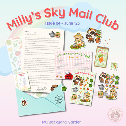 Milly's Sky Mail Club - Monthly Snail Mail