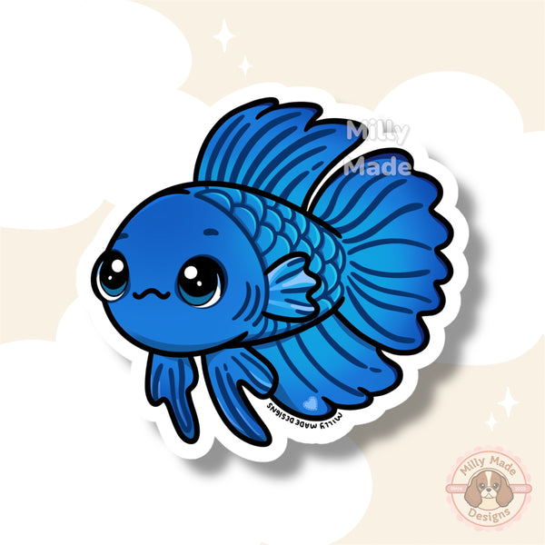 Vinyl Sticker; Bluefish Saltwater Fish Art, Waterproof Decal For...