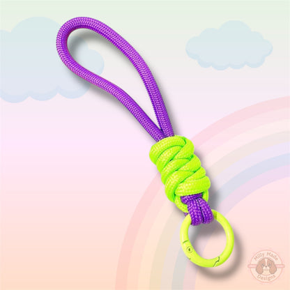 Knotted Keychain Accessory - Short Strap | Bag Charm | Personalized Style Upgrade