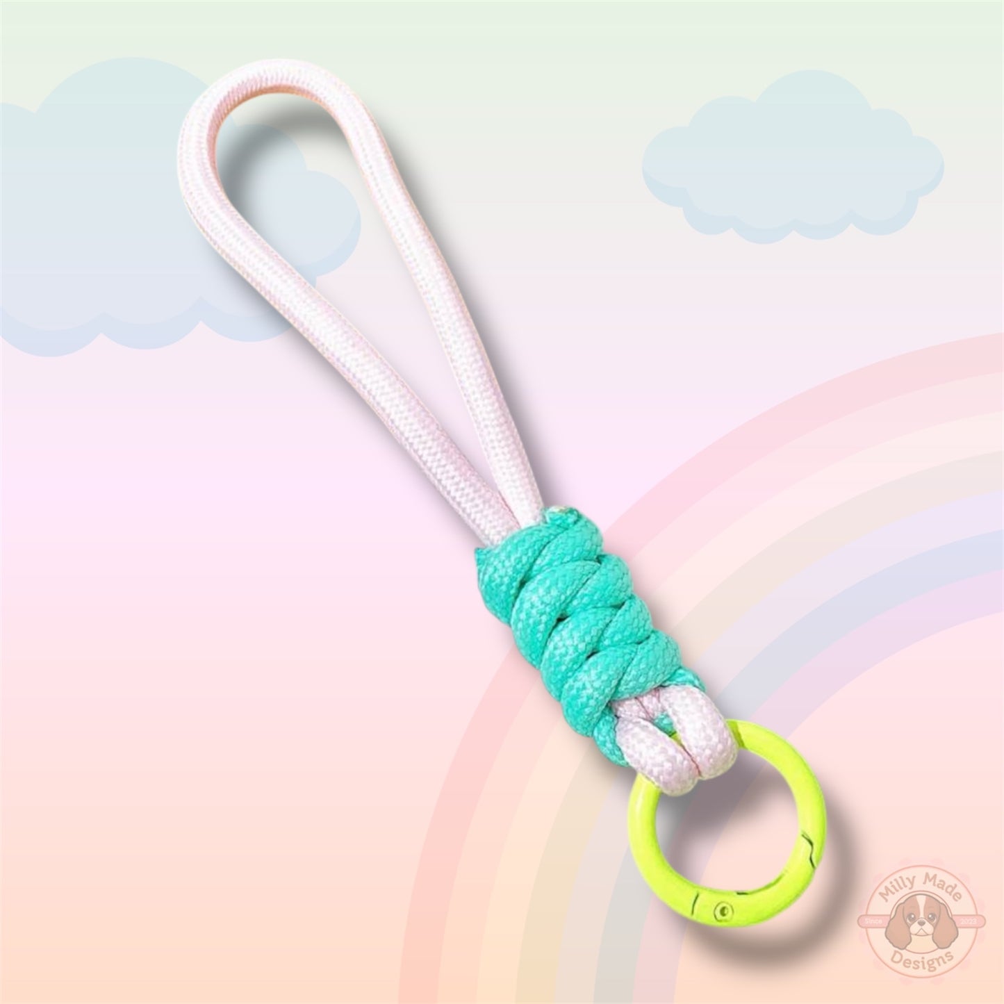Knotted Keychain Accessory - Short Strap | Bag Charm | Personalized Style Upgrade
