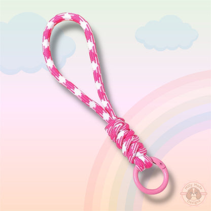 Knotted Keychain Accessory - Short Strap | Bag Charm | Personalized Style Upgrade