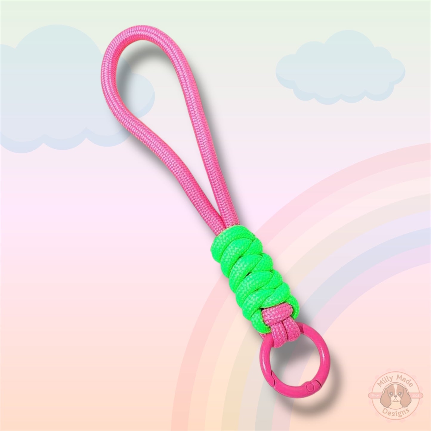 Knotted Keychain Accessory - Short Strap | Bag Charm | Personalized Style Upgrade