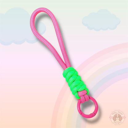 Knotted Keychain Accessory - Short Strap | Bag Charm | Personalized Style Upgrade