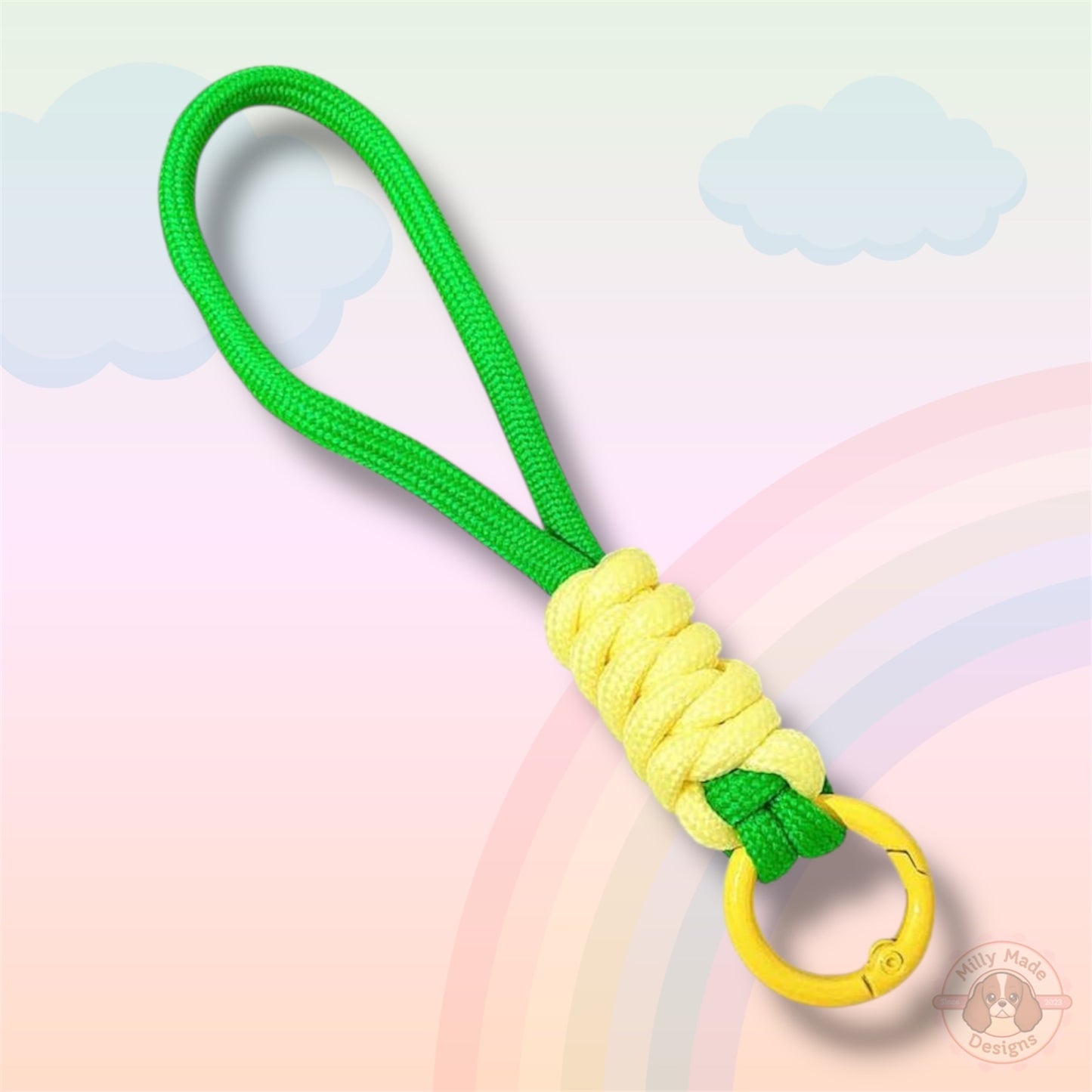 Knotted Keychain Accessory - Short Strap | Bag Charm | Personalized Style Upgrade