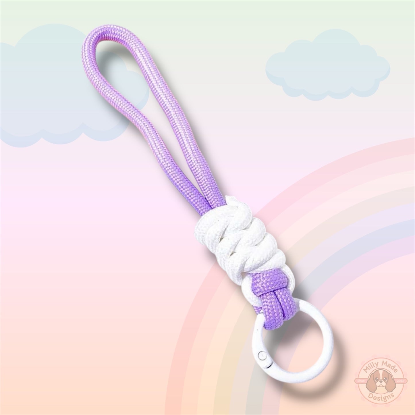 Knotted Keychain Accessory - Short Strap | Bag Charm | Personalized Style Upgrade