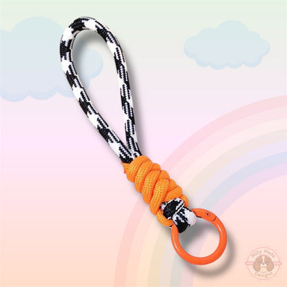 Knotted Keychain Accessory - Short Strap | Bag Charm | Personalized Style Upgrade