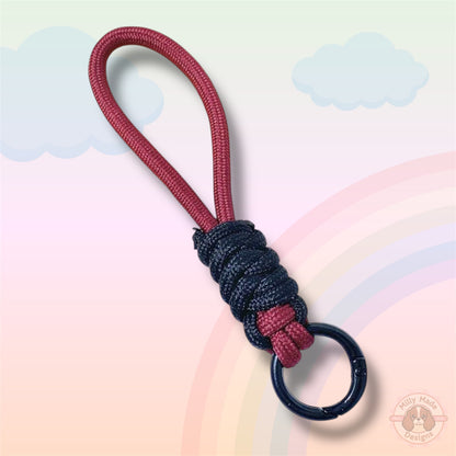 Knotted Keychain Accessory - Short Strap | Bag Charm | Personalized Style Upgrade